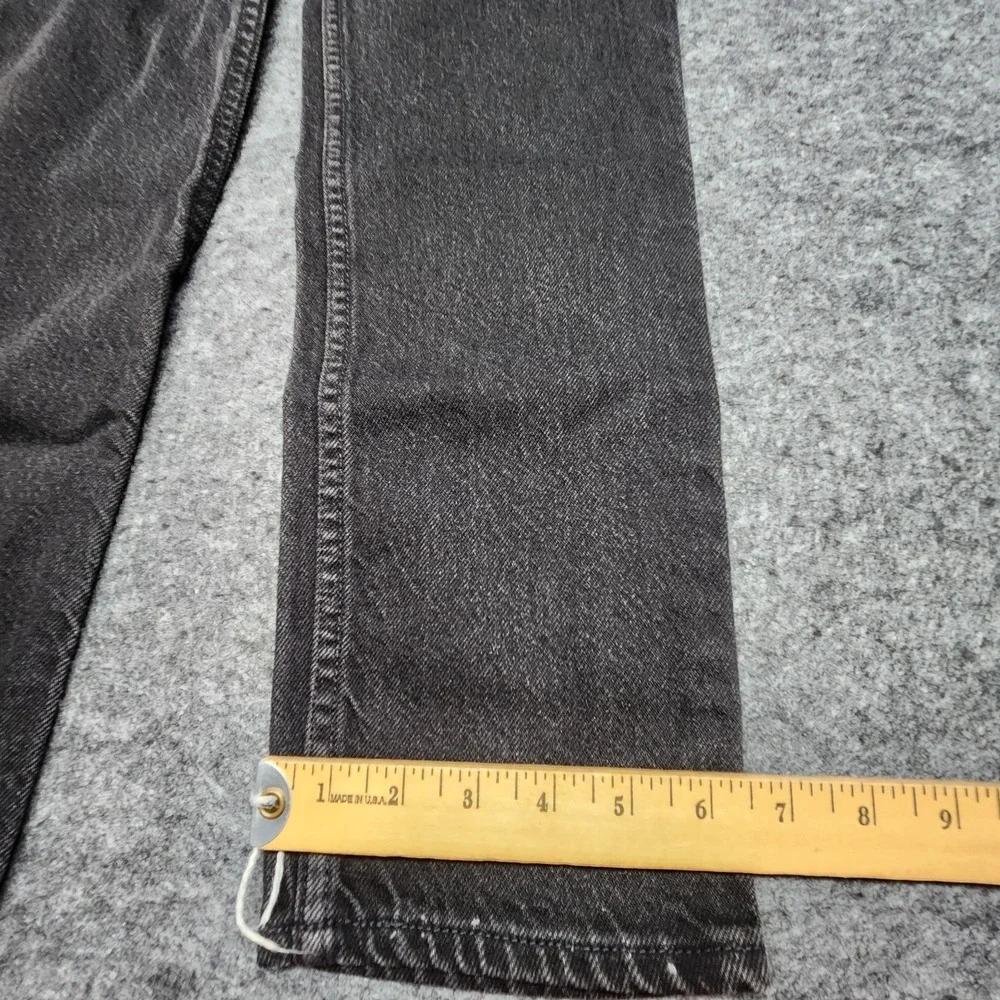 Levis Vintage 506 Black Wash Straight Orange Tab Student Jeans 27x28 90s USA